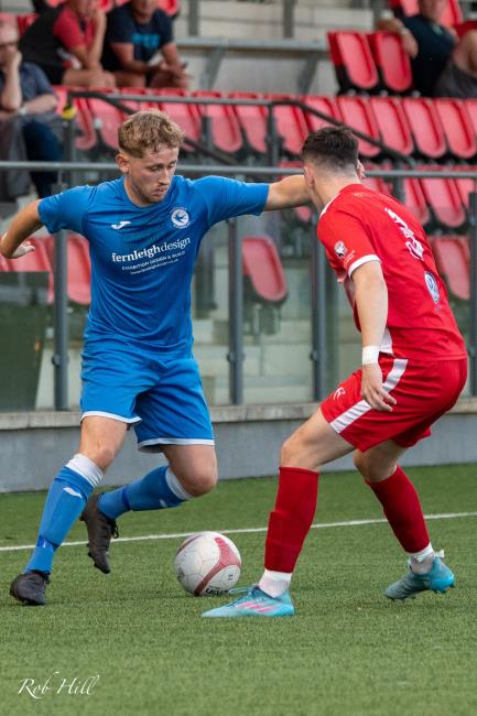 Levi Rees - two-goal cup hero for Trethomas Bluebirds Levi Rees - two-goal cup hero for Trethomas Bluebirds